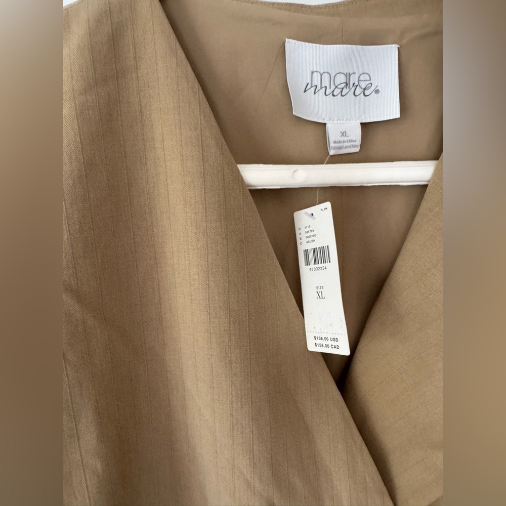 NWT Size XL - Mare Mare Sleeveless Tie Wrap Blouse (NWT US$ 138) - Picture 6 of 8